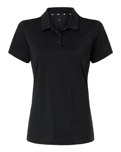 Adidas Women's 4-Way Stretch Printed Polo - A717 - EMBROIDERED