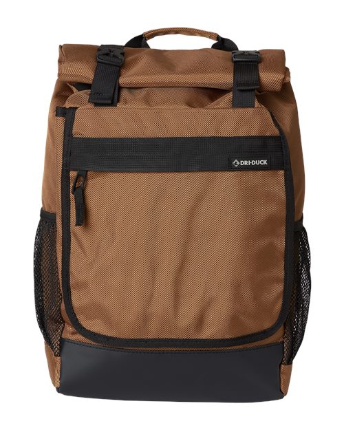DRI DUCK Roll Top Backpack - 1410DD - EMBROIDERED