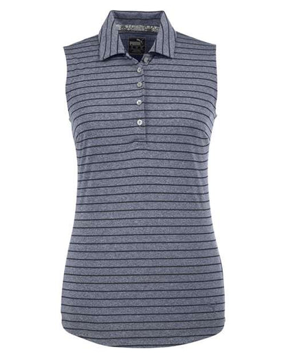 Puma Golf. Women's Rotation Stripe Sleeveless Polo. 597222