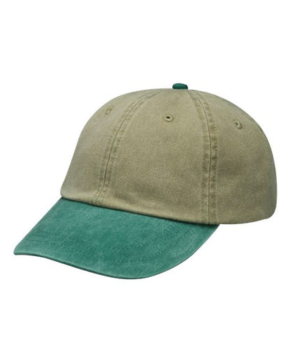 Adams Headwear Optimum Pigment-Dyed Dad Hat - LP101 - EMBROIDERED