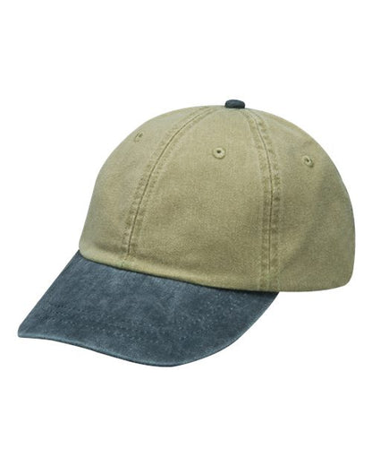 Adams Headwear Optimum Pigment-Dyed Dad Hat - LP101 - EMBROIDERED