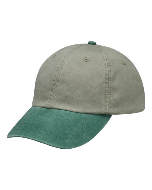 Adams Headwear Optimum Pigment-Dyed Dad Hat - LP101 - EMBROIDERED