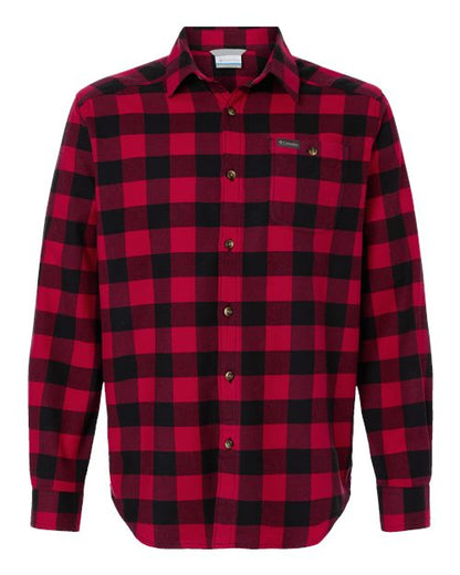 Columbia Men's Cornell Woods™ Flannel Shirt - 161795 - EMBROIDERED