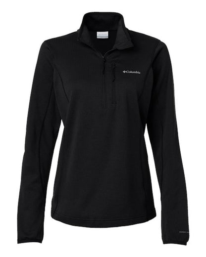 Columbia Women's Essential Hike™ Grid Fleece Half-Zip Pullover - 213624 - EMBROIDERED