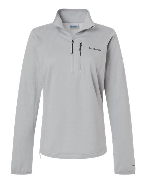 Columbia Women's Essential Hike™ Grid Fleece Half-Zip Pullover - 213624 - EMBROIDERED