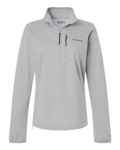 Columbia Women's Essential Hike™ Grid Fleece Half-Zip Pullover - 213624 - EMBROIDERED