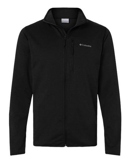 Columbia Men's Essential Hike™ Grid Fleece Full-Zip - 213684 - EMBROIDERED