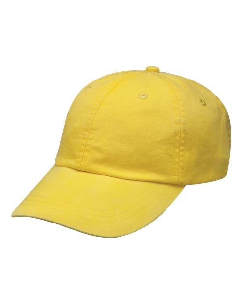 Adams Headwear Optimum Pigment-Dyed Dad Hat - LP101 - EMBROIDERED
