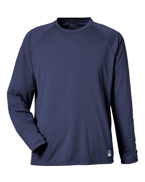 HUK Men's LoPro Pursuit Long Sleeve T-Shirt - H12L009 - EMBROIDERED
