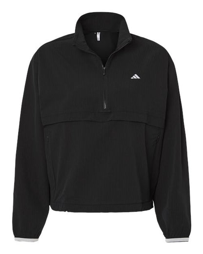 Adidas Women's Go-To Quarter-Zip Jacket - A1012 - EMBROIDERED