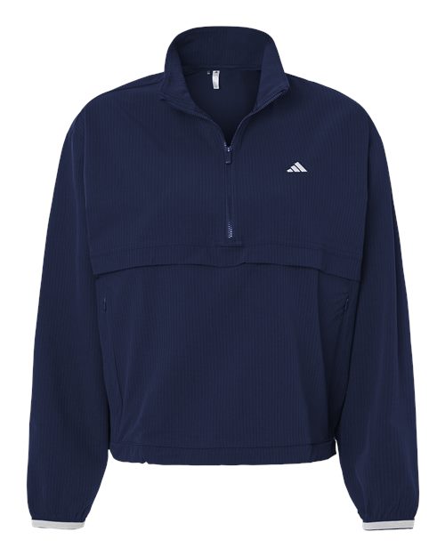 Adidas Women's Go-To Quarter-Zip Jacket - A1012 - EMBROIDERED