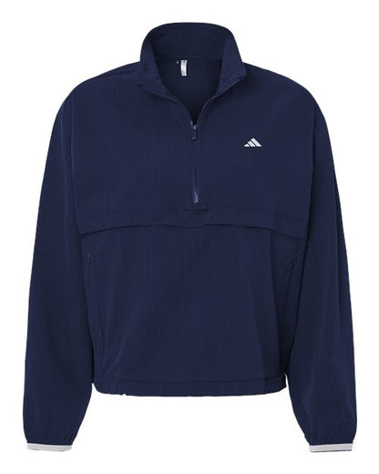 Adidas Women's Go-To Quarter-Zip Jacket - A1012 - EMBROIDERED