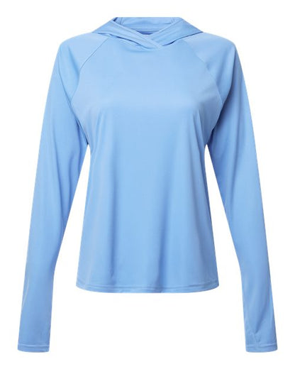 Columbia Women's PFG Tidal Tee™ Hooded Long Sleeve - 216061 - EMBROIDERED