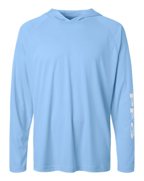 Columbia Men's PFG Terminal Tackle™ Hooded Long Sleeve T-Shirt - 212482 - EMBROIDERED