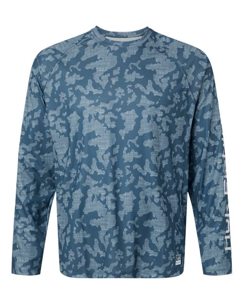 HUK Men's Lopro Running Lakes Long Sleeve T-Shirt - H12L0017 - EMBROIDERED