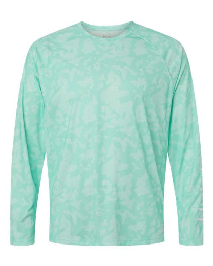 HUK Men's Lopro Running Lakes Long Sleeve T-Shirt - H12L0017 - EMBROIDERED