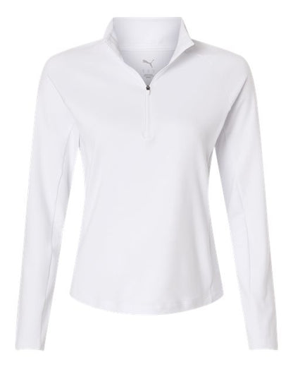 Puma Golf Women's Pure 2.0 Quarter-Zip - 629449 - EMBROIDERED
