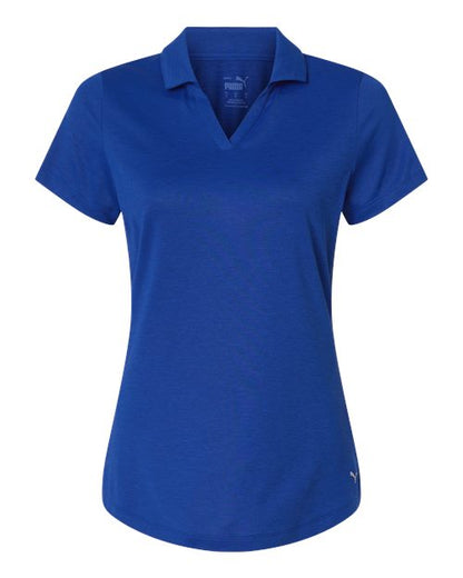 Puma Golf Womens Icon Heather Polo - 631051 - EMBROIDERED