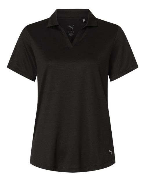 Puma Golf Womens Icon Heather Polo - 631051 - EMBROIDERED