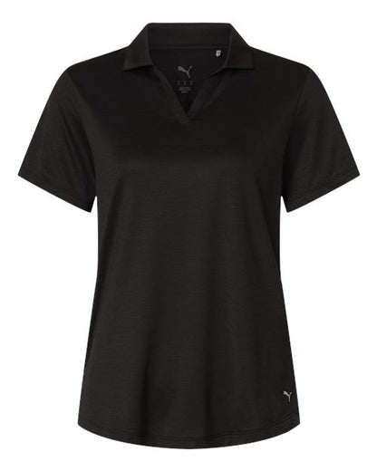Puma Golf Womens Icon Heather Polo - 631051 - EMBROIDERED
