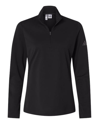 Adidas Women's Lightweight Quarter-Zip Pullover - A400 - EMBROIDERED