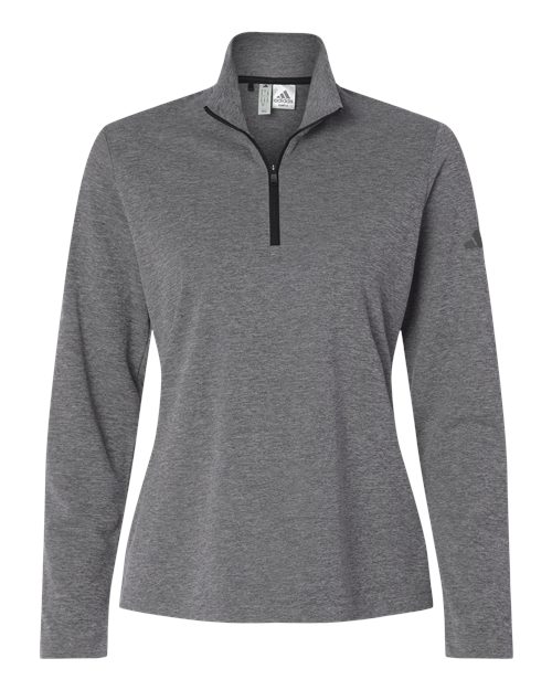 Adidas Women's Lightweight Quarter-Zip Pullover - A400 - EMBROIDERED