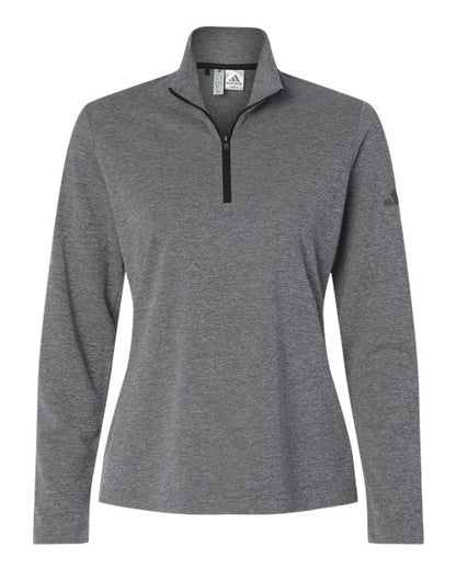 Adidas Women's Lightweight Quarter-Zip Pullover - A400 - EMBROIDERED