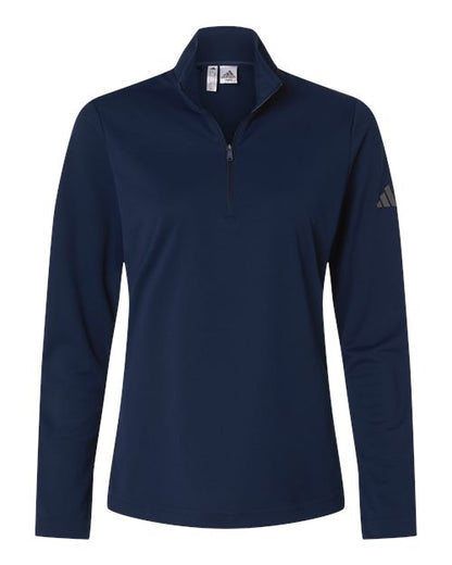 Adidas Women's Lightweight Quarter-Zip Pullover - A400 - EMBROIDERED