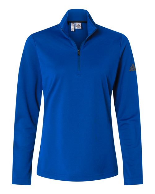 Adidas Women's Lightweight Quarter-Zip Pullover - A400 - EMBROIDERED