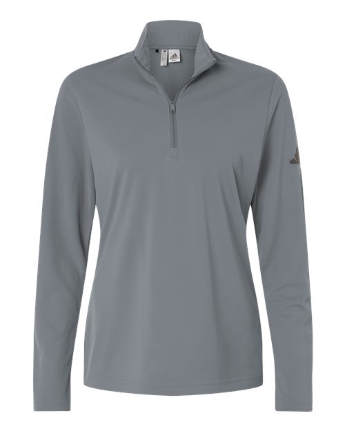 Adidas Women's Lightweight Quarter-Zip Pullover - A400 - EMBROIDERED