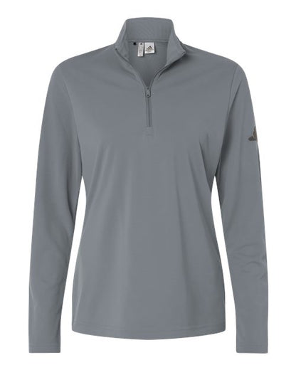Adidas Women's Lightweight Quarter-Zip Pullover - A400 - EMBROIDERED