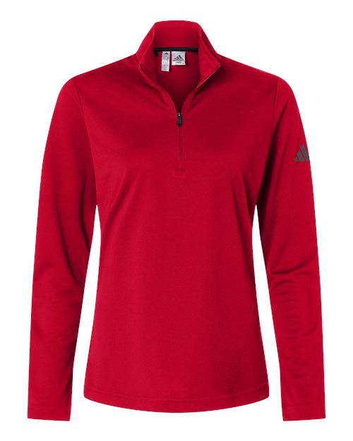 Adidas Women's Lightweight Quarter-Zip Pullover - A400 - EMBROIDERED
