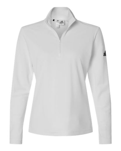 Adidas Women's Lightweight Quarter-Zip Pullover - A400 - EMBROIDERED