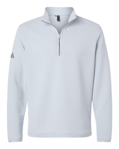 Adidas Men's Spacer Quarter-Zip Pullover - A588 - EMBROIDERED