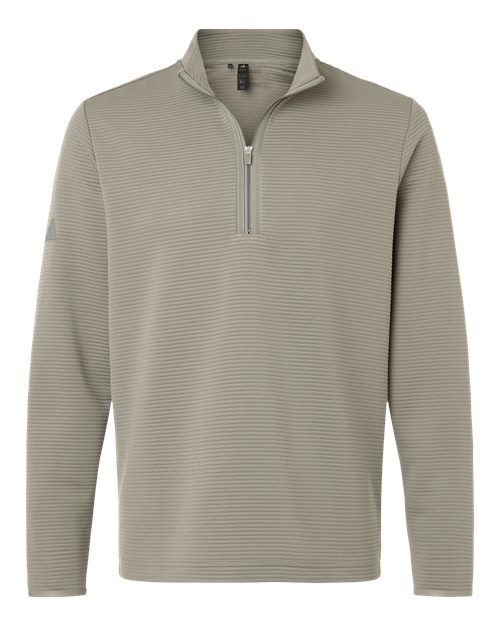 Adidas Men's Spacer Quarter-Zip Pullover - A588 - EMBROIDERED