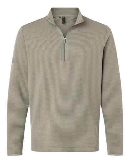 Adidas Men's Spacer Quarter-Zip Pullover - A588 - EMBROIDERED