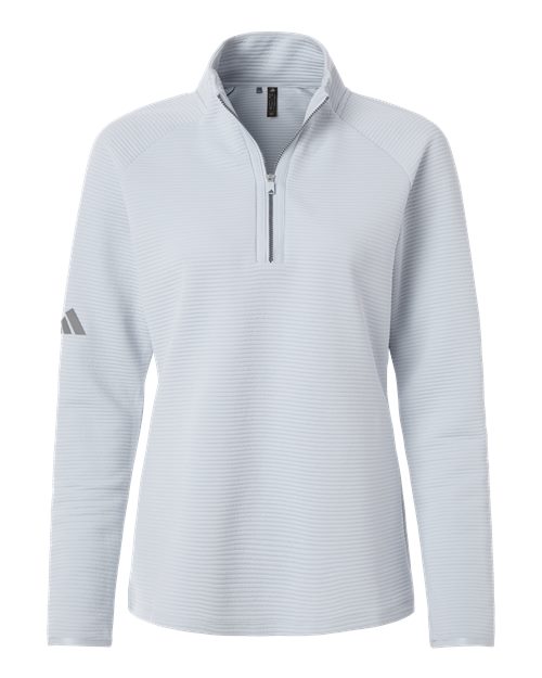 Adidas Women's Spacer Quarter-Zip Pullover - A589 - EMBROIDERED