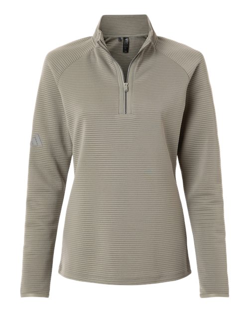 Adidas Women's Spacer Quarter-Zip Pullover - A589 - EMBROIDERED