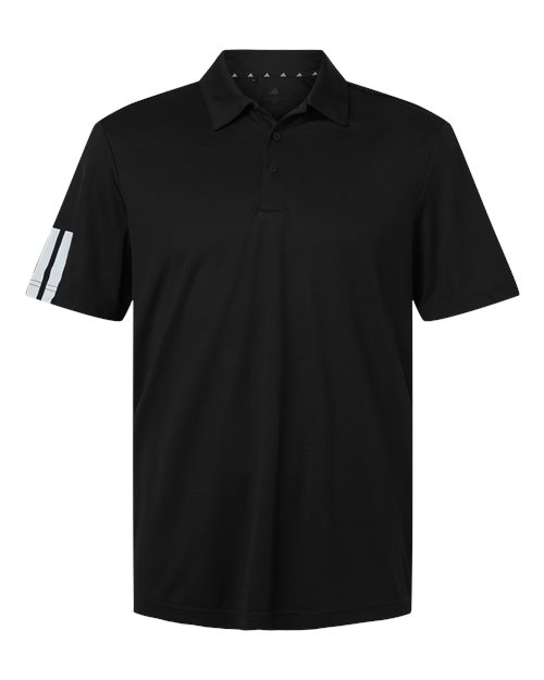 Adidas Men's Performance 3-Stripes Climacool Polo - A719 - EMBROIDERED