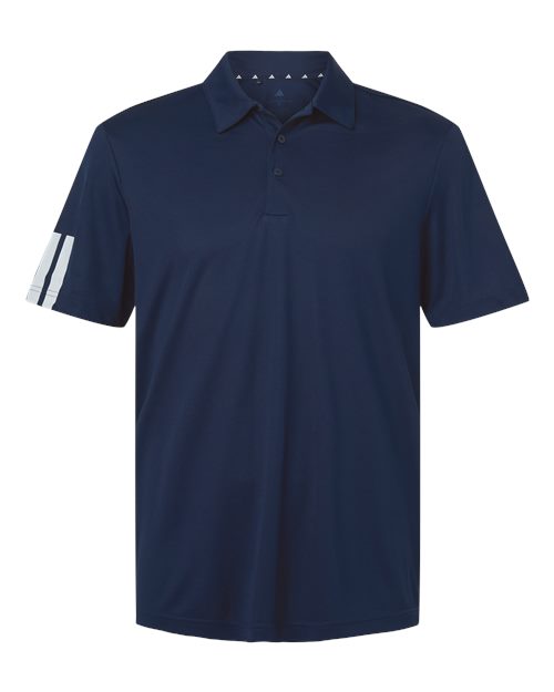 Adidas Men's Performance 3-Stripes Climacool Polo - A719 - EMBROIDERED