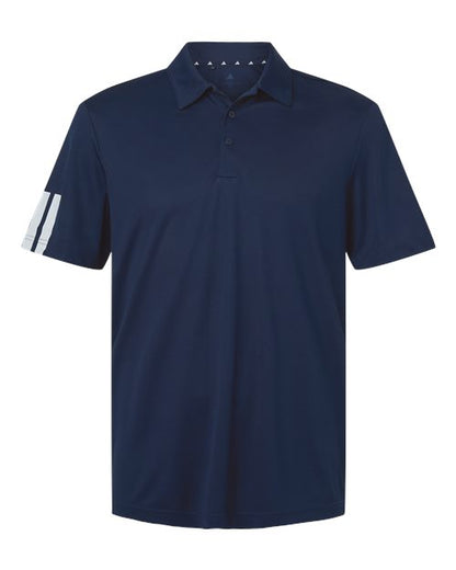 Adidas Men's Performance 3-Stripes Climacool Polo - A719 - EMBROIDERED