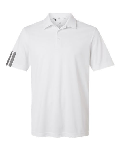 Adidas Men's Performance 3-Stripes Climacool Polo - A719 - EMBROIDERED