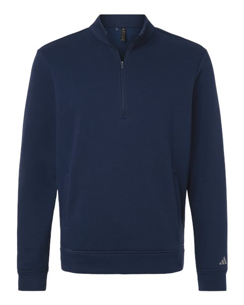 Adidas Men's Elevated Fleece Quarter-Zip Pullover - A721 - EMBROIDERED