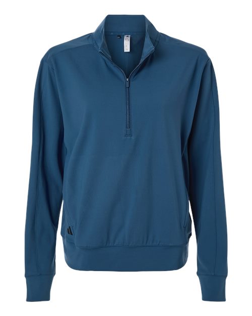 Adidas Women's Ultimate365 Quarter-Zip Pullover - A1002 - EMBROIDERED
