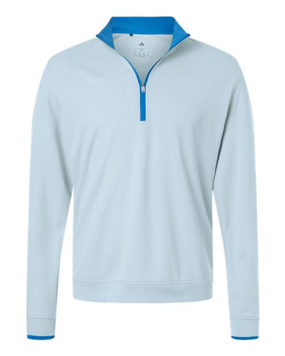 Adidas Men's Performance Lightweight Quarter-Zip Pullover - A2002 - EMBROIDERED