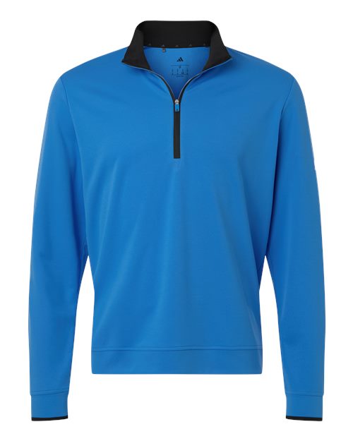 Adidas Men's Performance Lightweight Quarter-Zip Pullover - A2002 - EMBROIDERED