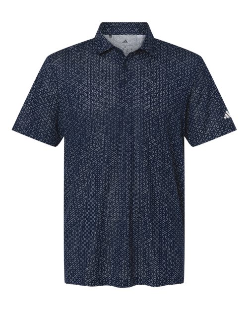 Adidas Men's Ultimate365 Mesh Tango Print Climacool Polo - A2023 - EMBROIDERED