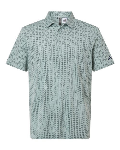 Adidas Men's Ultimate365 Mesh Tango Print Climacool Polo - A2023 - EMBROIDERED