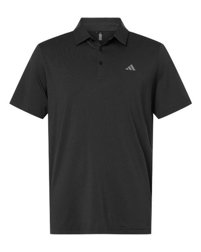 Adidas Men's Performance Textured Polo - A2024 - EMBROIDERED