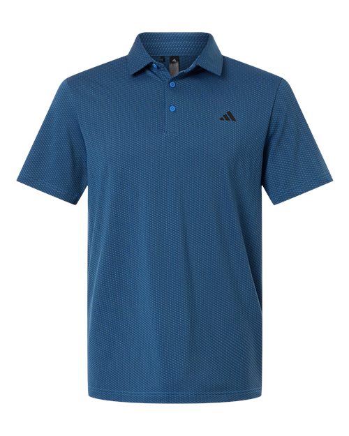 Adidas Men's Performance Textured Polo - A2024 - EMBROIDERED
